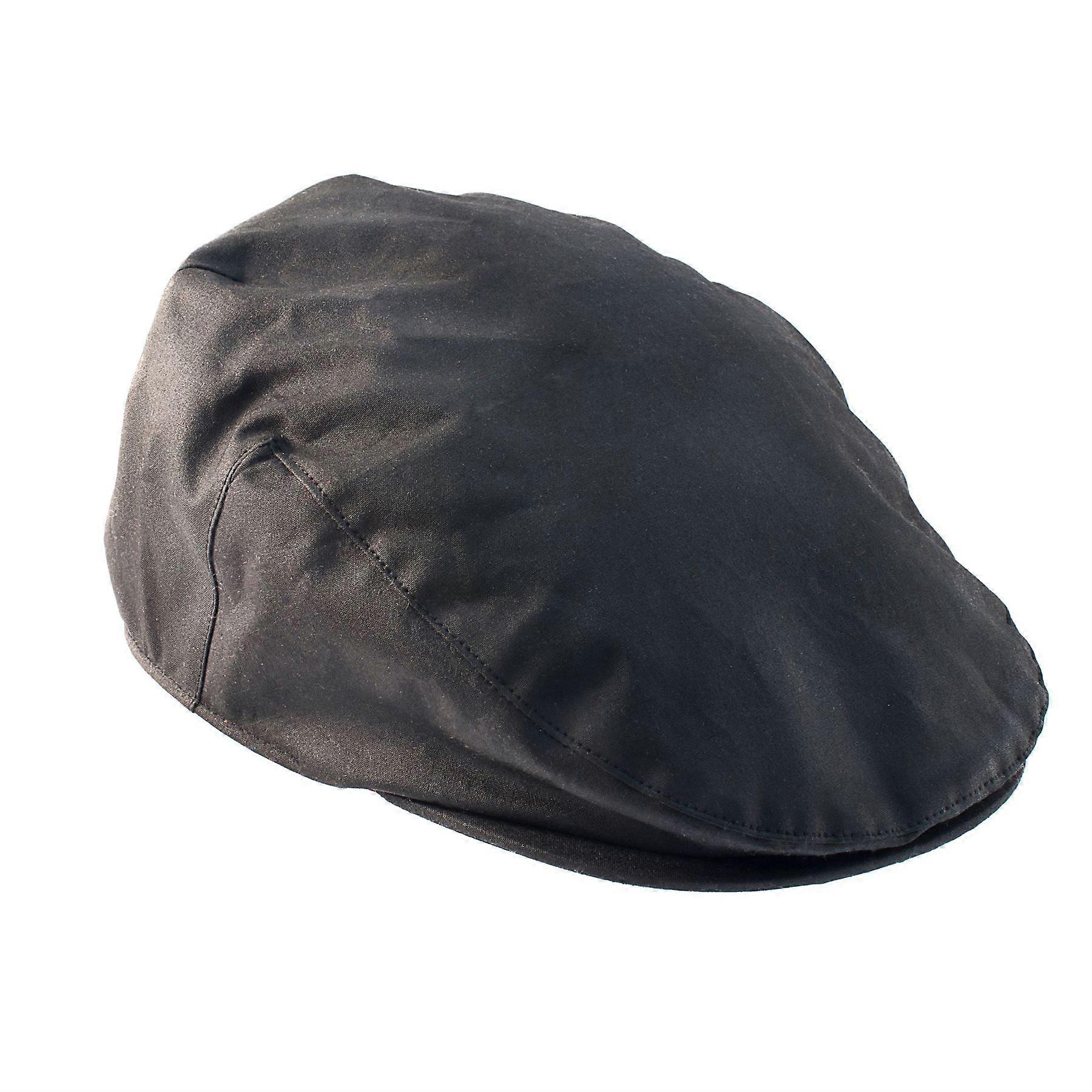 Buchanan Wax Flat Cap ZH002 Black