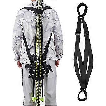 Skitasche, Rucksack für Ski und Stöcke, Tragegurt, Schultergurt, NYY