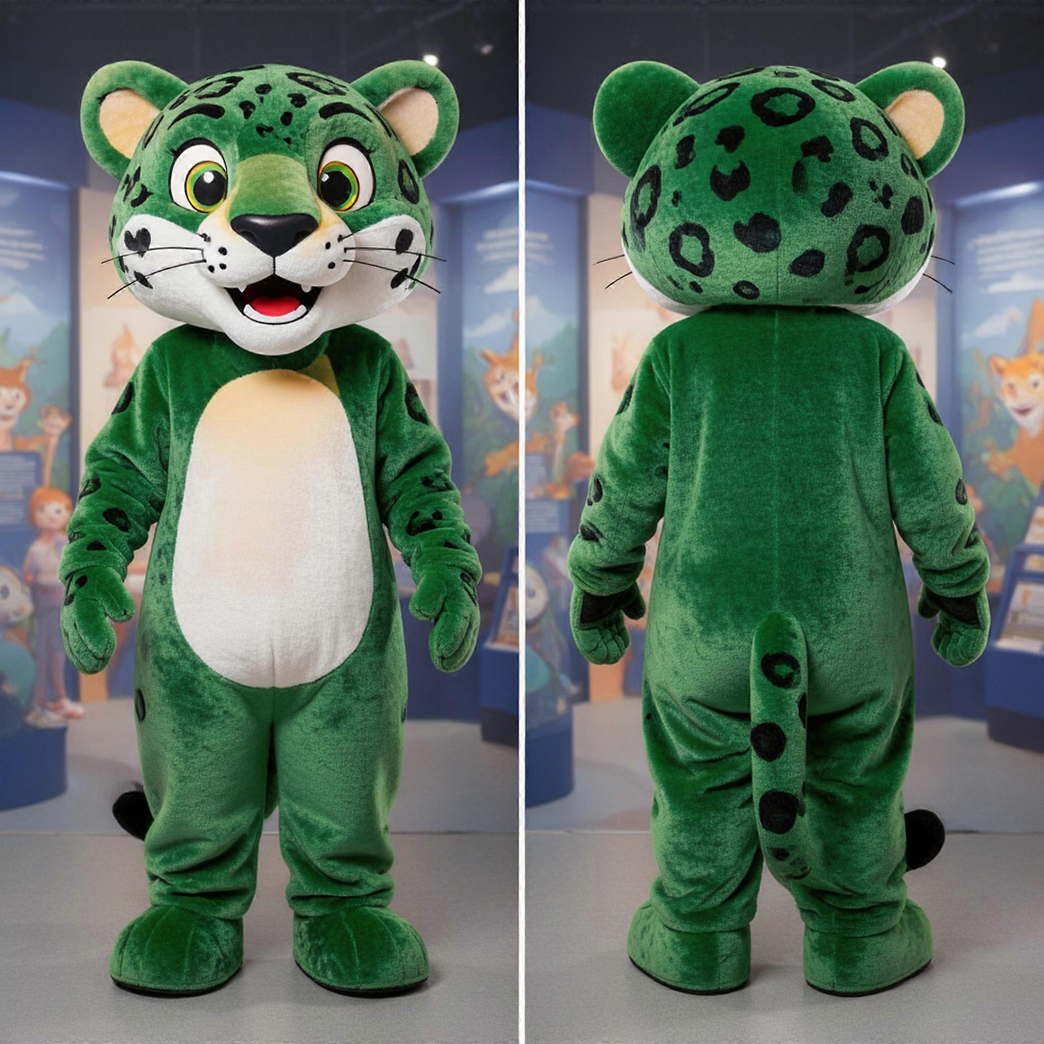 MASTICOT Forest Green Broad Shouldered Jaguar Mascot
