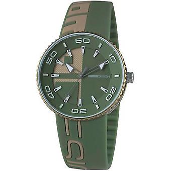 Jet aluminium Swiss Quartz analog man klocka med MD8187AL-51 silikonarmband