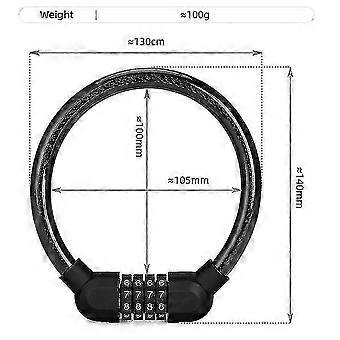 4-Digit Combination Ring Lock