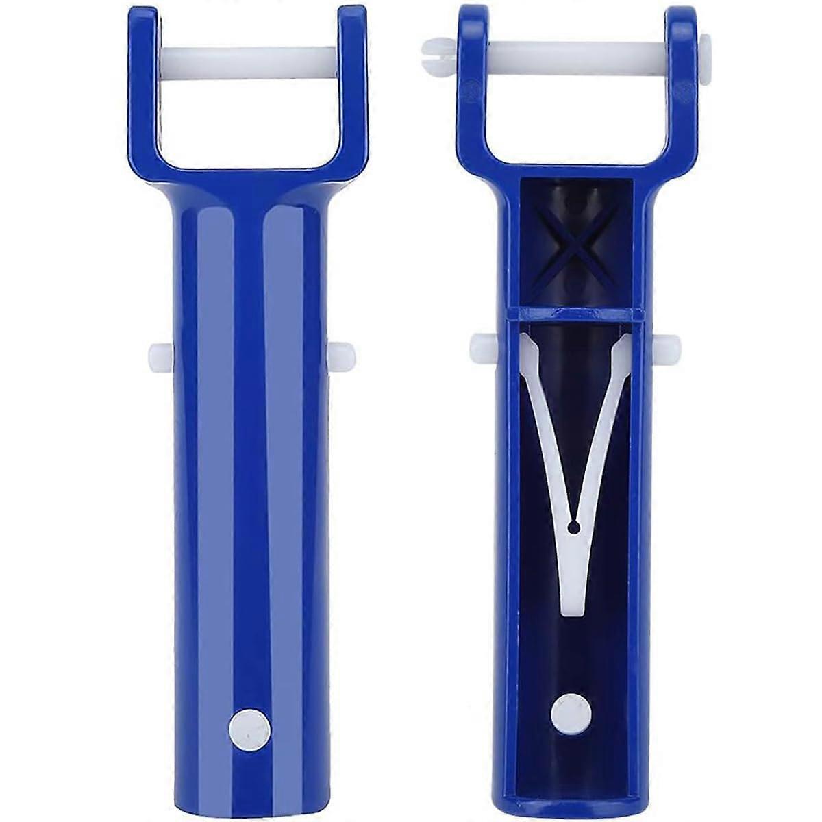 2 Pack Swimming Pool Vacuum Head Replacement Handles with Quick Snap Secure Clip Connection