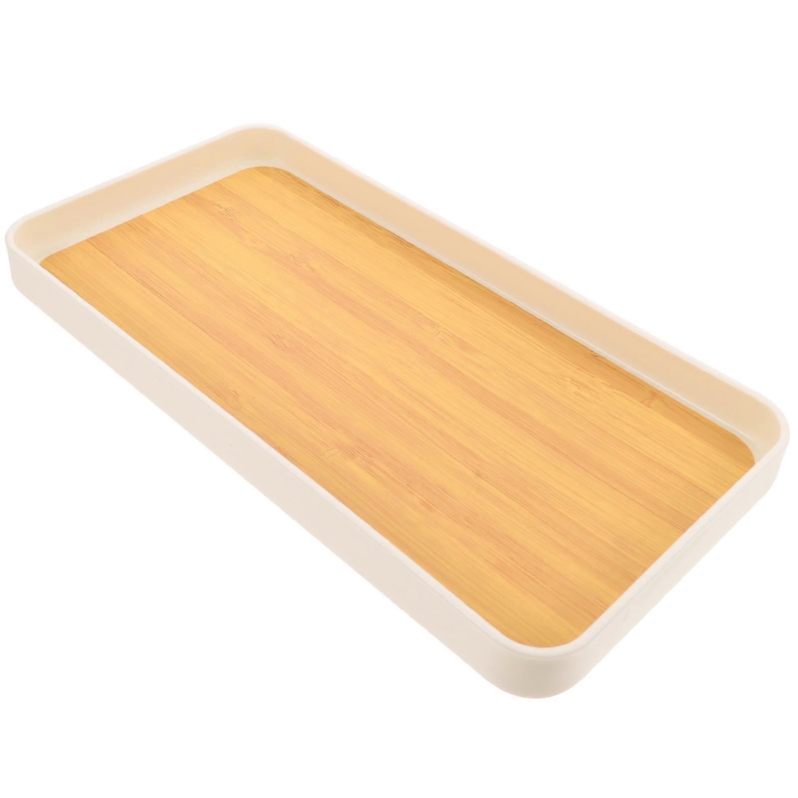Multi-Function Serving Tray Tea Tray for Storage Convenient Tea Cup Supply