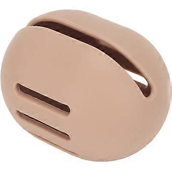 Breathable Silicone Makeup Sponge Holder, Double-Sided Hollow Design, Compatible with Most Makeup Sponges