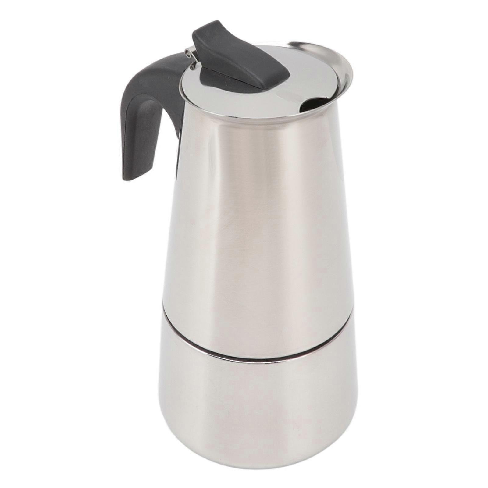 Compact Stainless Steel Moka Pot