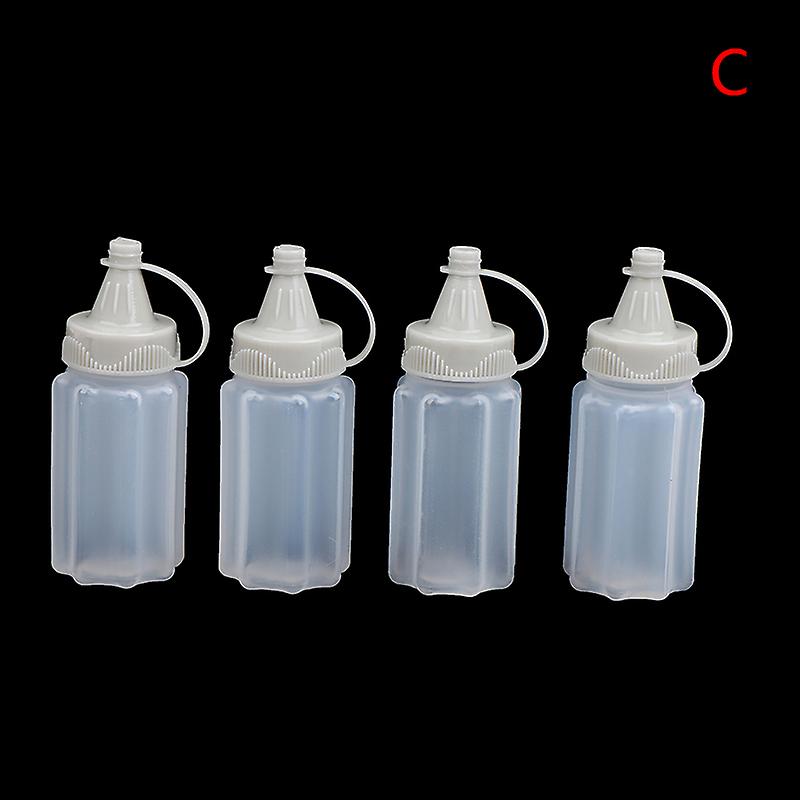 4pcs/set Sauce Squeeze Bottle Mini Seasoning Box Salad Containers Spice Jar