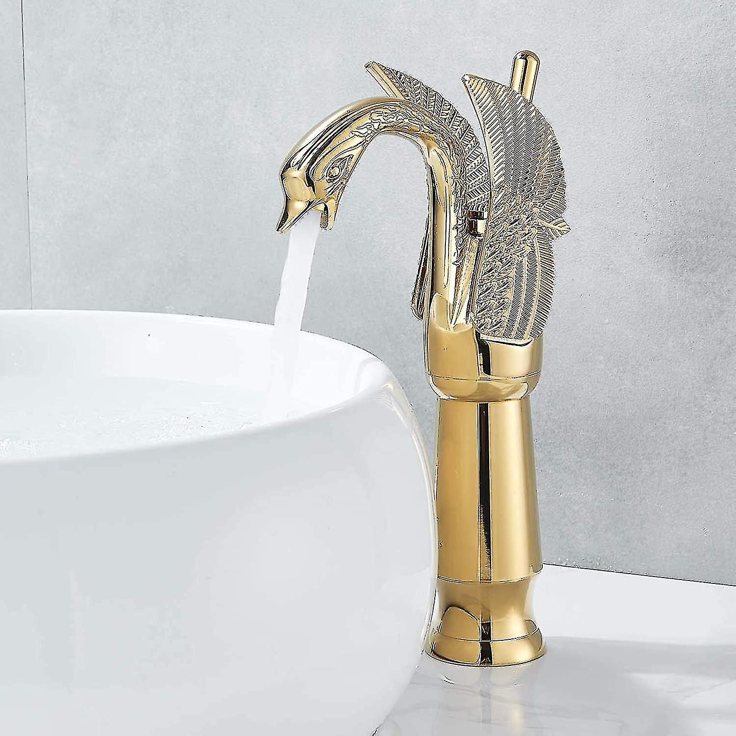 Brass Bathroom Faucet Single Handle Basin
