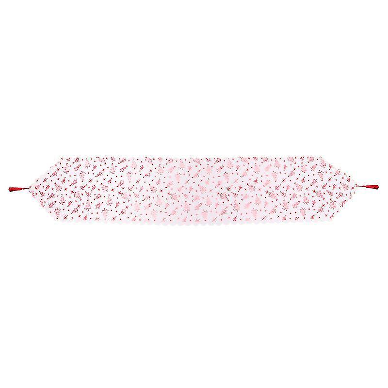 180X36x0.5cm Red Table Runners 1pc Christmas Table Cloth Creative Place Mat Tablecloth Table Decor F