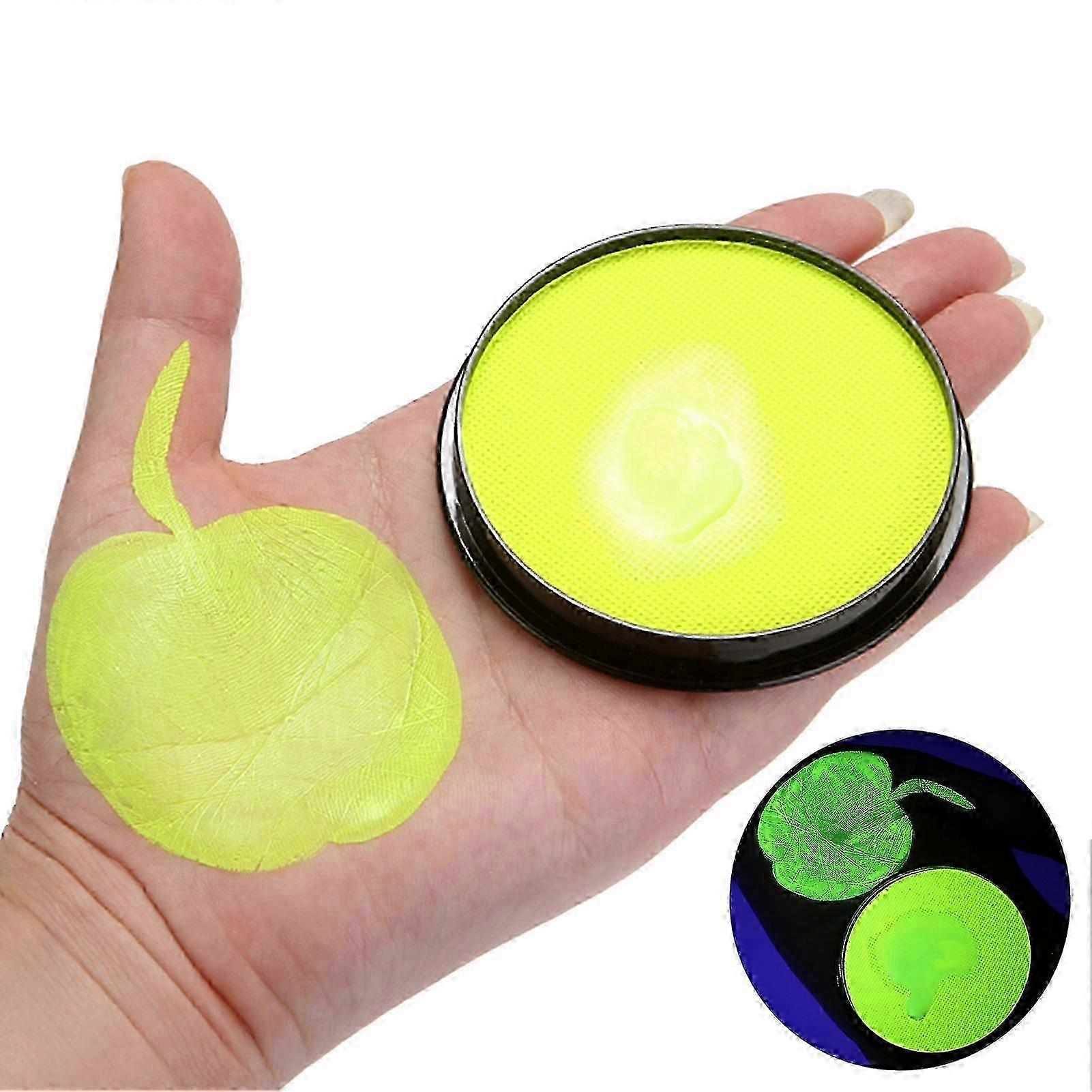 Face & Body Paint Uv Blacklight Neon Fluorescent Glow Paint Water Based