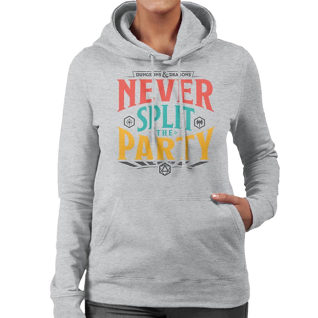 Dungeons & Dragons Never Split The Party Women's Hooded Sweatshirt