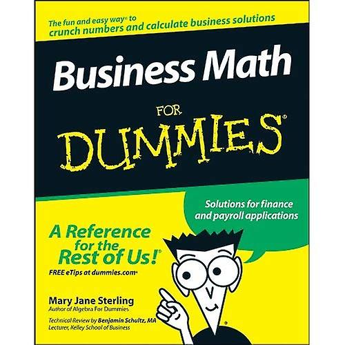 Matemáticas de negocios para Dummies (para Dummies)