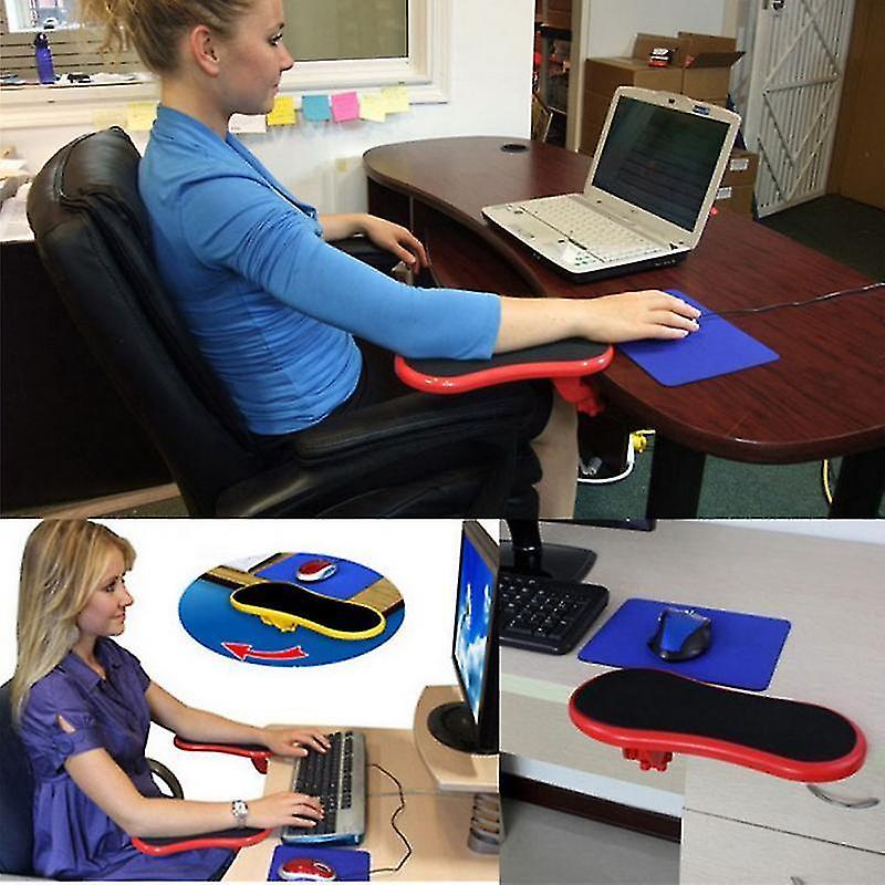 Yellow Desk Computer Table Arm Support Mouse Pads