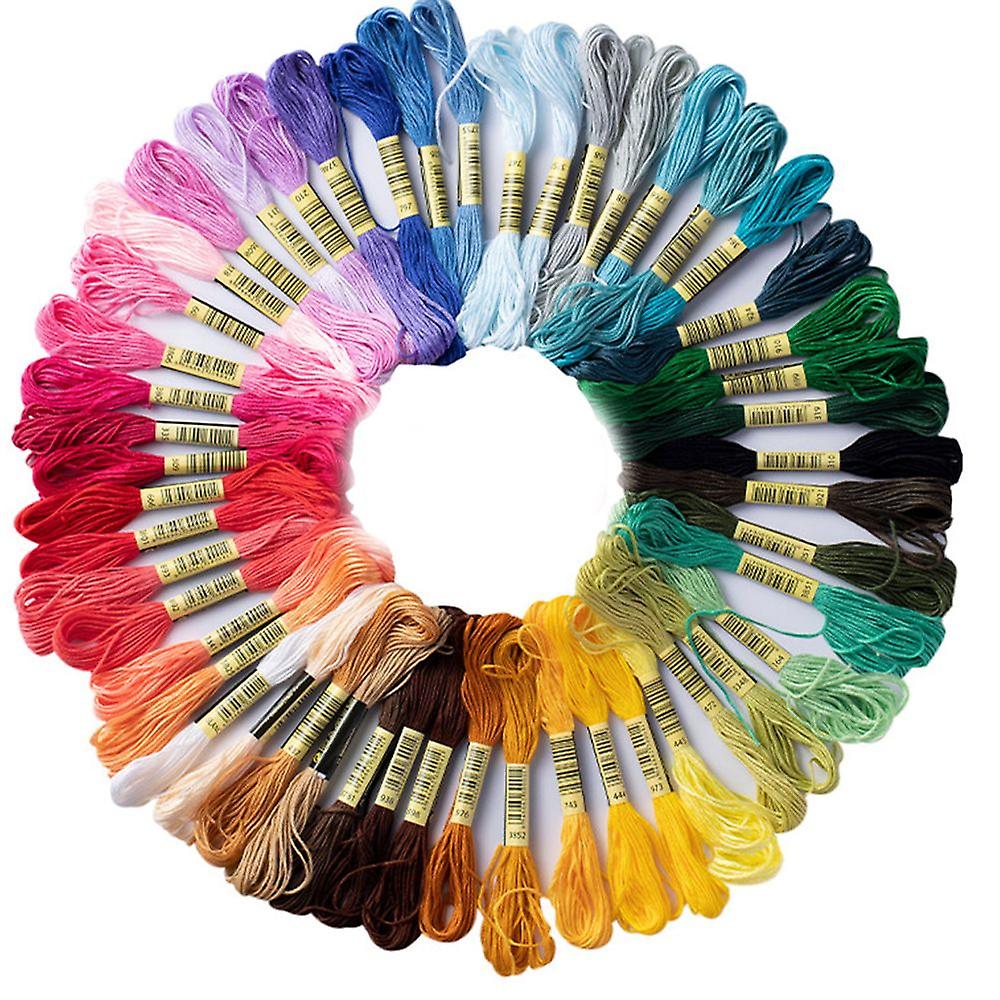 Premium Rainbow Colored Embroidery Thread