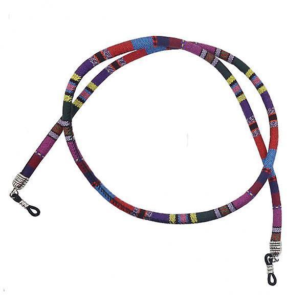 4xÓculos de Algodão Grosso Étnico Corda Suporte de Óculos de Sol Retentor 28" Roxo