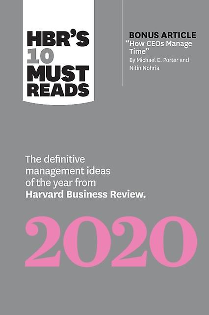 Hbrs 10 Must Reads 2020 by Paul R. Daugherty Paperback