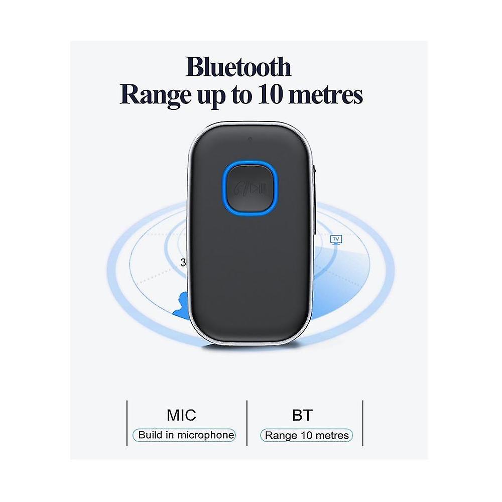 Bluetooth Receiver With Microphone Aux Car Audio Adapter 3.5mm Wireless Bluetooth 5.0 Audio Convert
