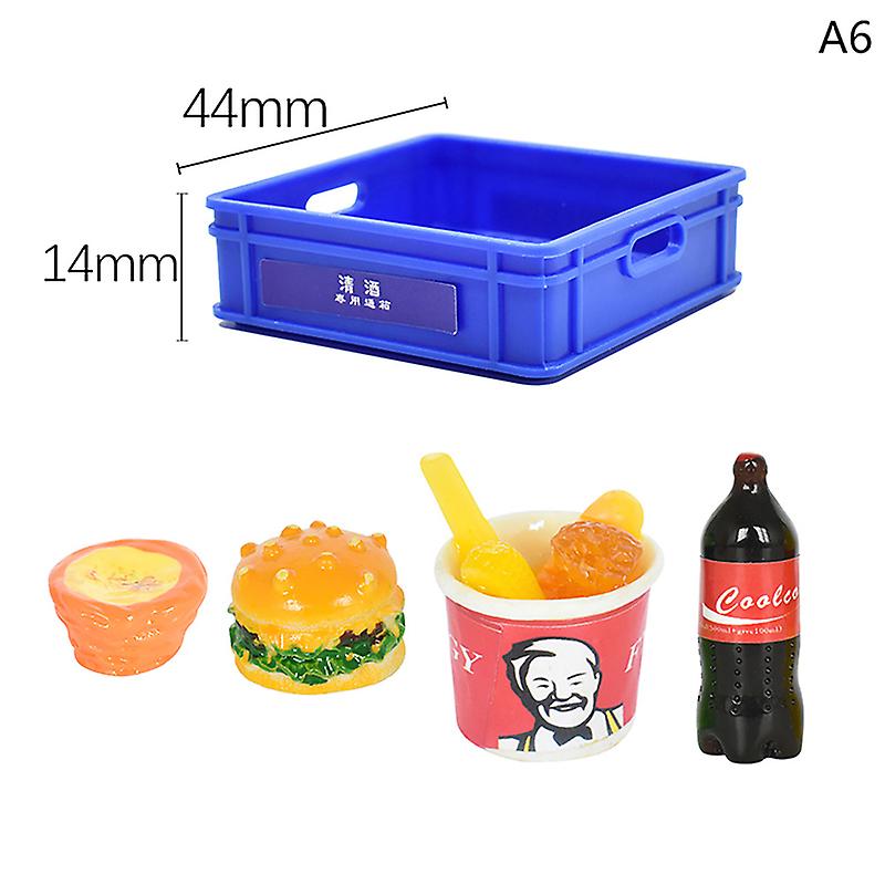 Pre jedlo a hranie Doplnky domčeka pre bábiky Hamburg Model chleba z nápojových fliaš