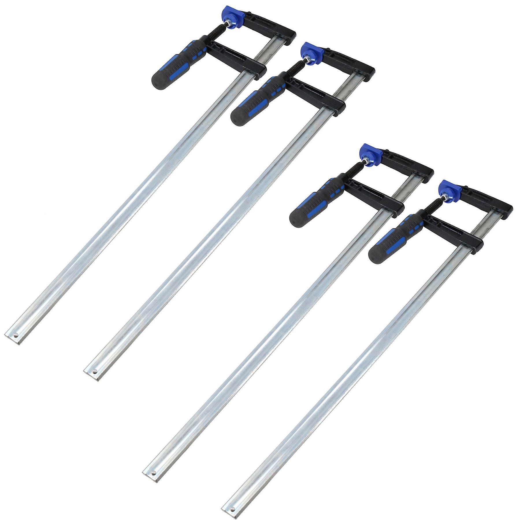 Sliding F Clamp Bar Profile Clamp Holder Fastener Fastening 600mm x 80mm 4pc