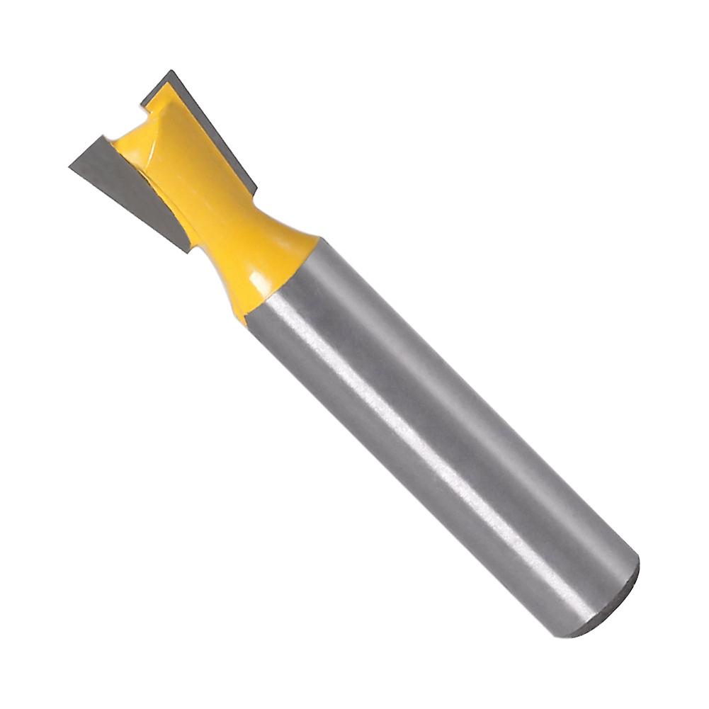 100% New Upgraded 8mm Shank Dovetail Router Bit Swallow Tail Woodworking Milling Tool For Wood Cutter, 8*1/2 A3