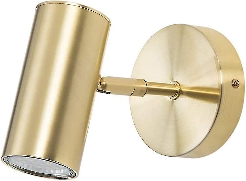 Horizontal Bed Full Copper Led Led Wall Lamp Sconce Wall Flules, Nordic Simple Simple Wall Lamp Aisl