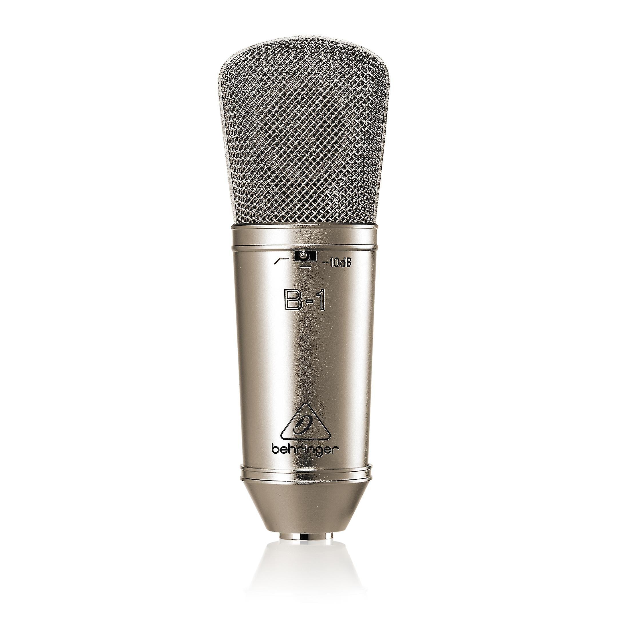 Behringer B-1 זהב דיאפרגמה גדולה מיקרופון קונדנסור מיקרופון קרדיואיד דפוס איסוף עבור איכות O ללא תחרות