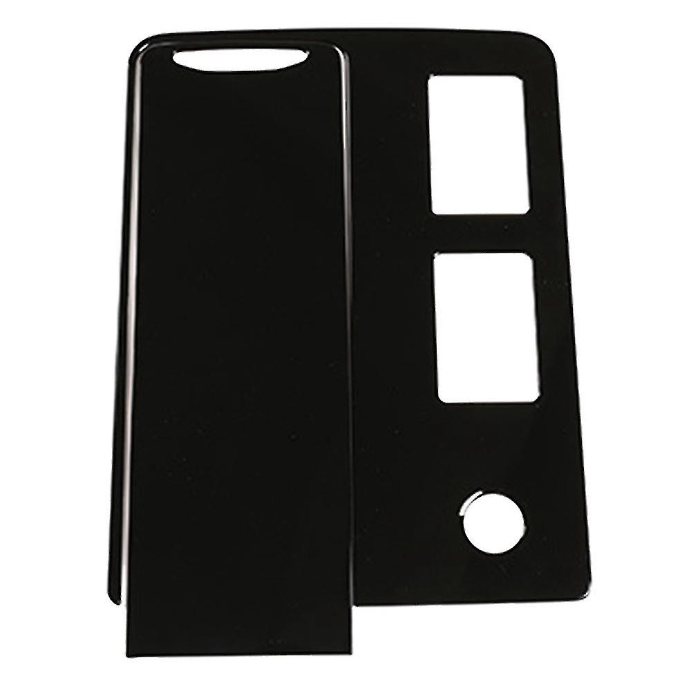 Central Control Gearbox Panel Frame Gear Position Panel Black