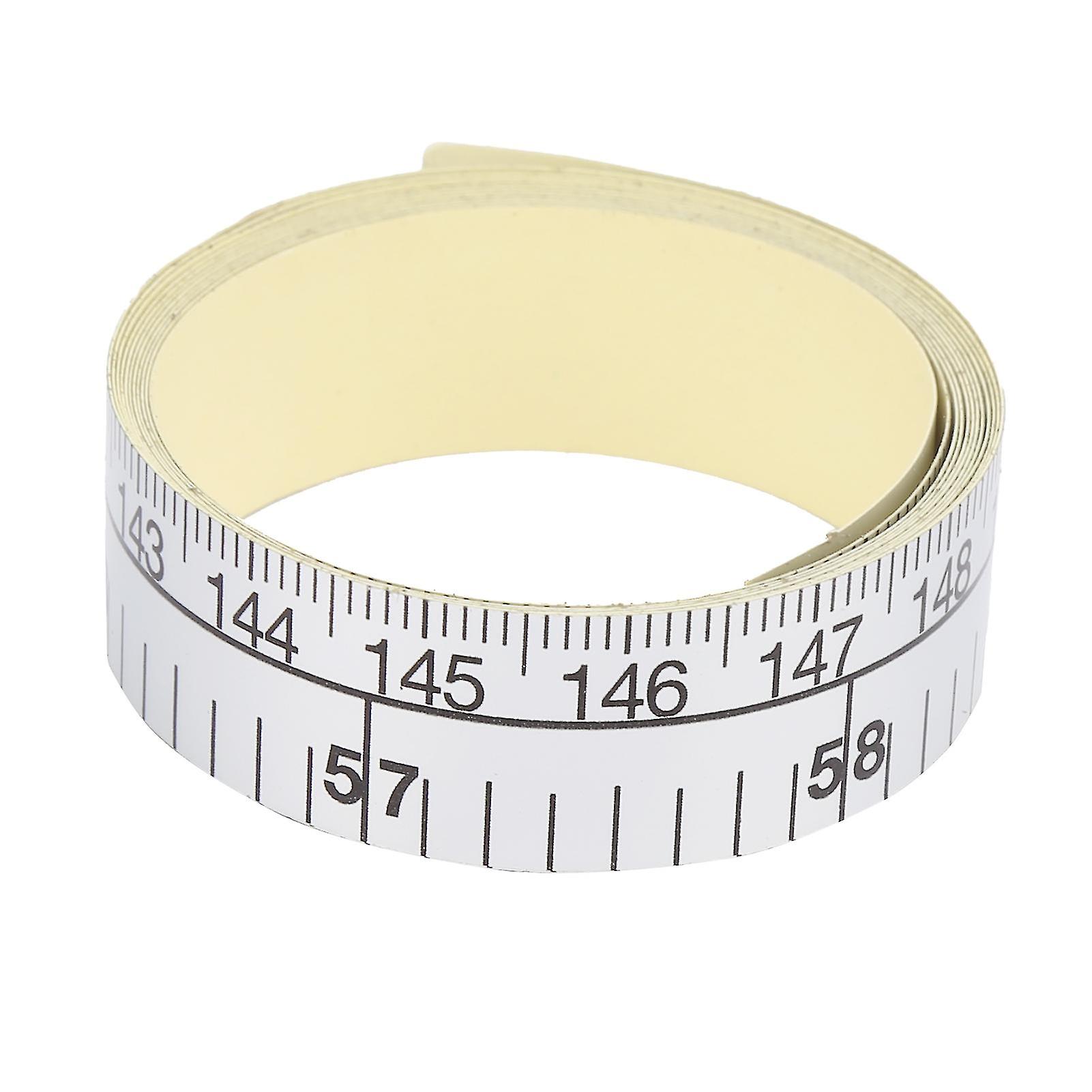 Adhesive Measuring Tape Double Scale Sewing Measuring Flexible Ruler Tailor Soft Tape Measure for Sewing Table