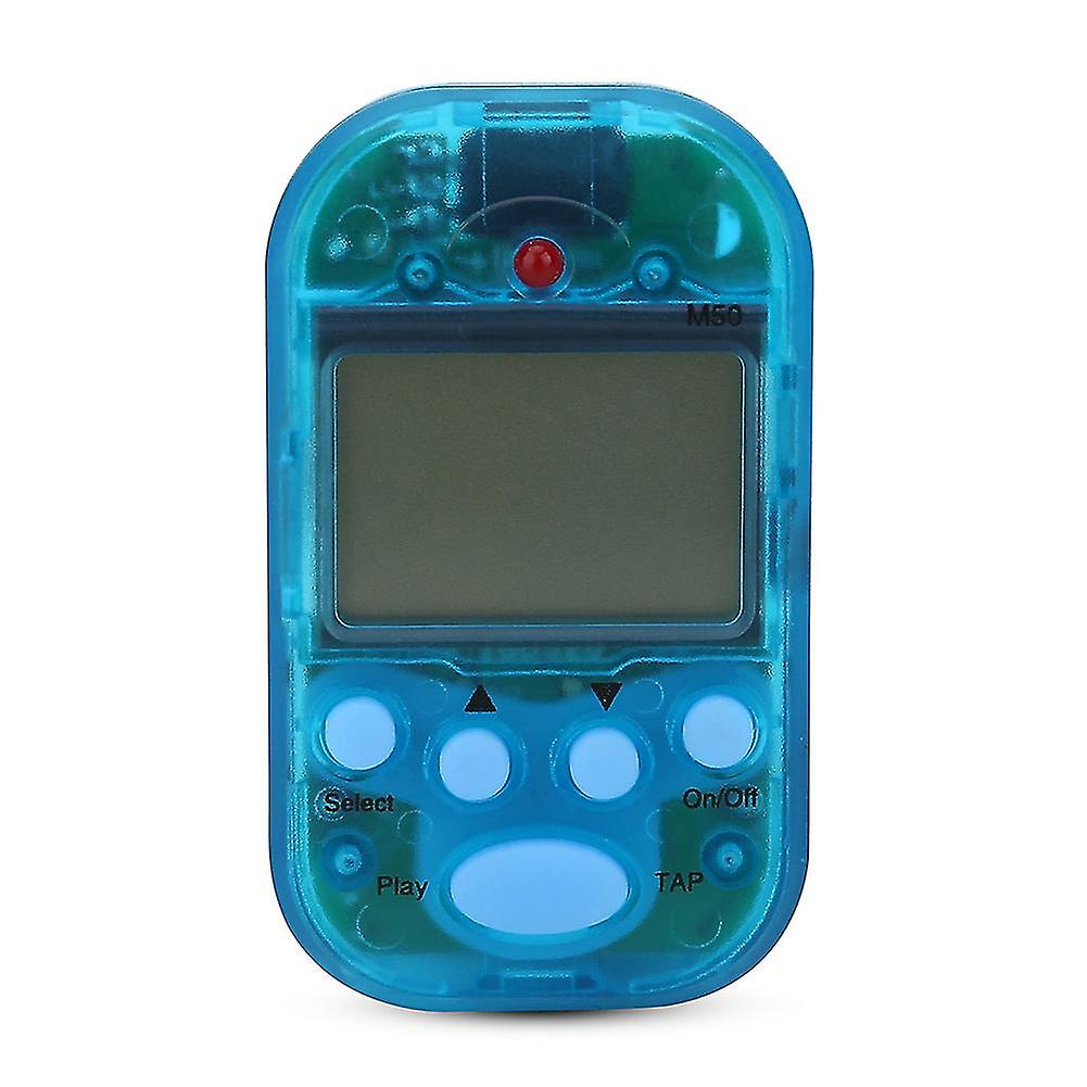 Mini Digital Beat Tap M50 Tempo Metronome Clip Musical Instruments (Blue)