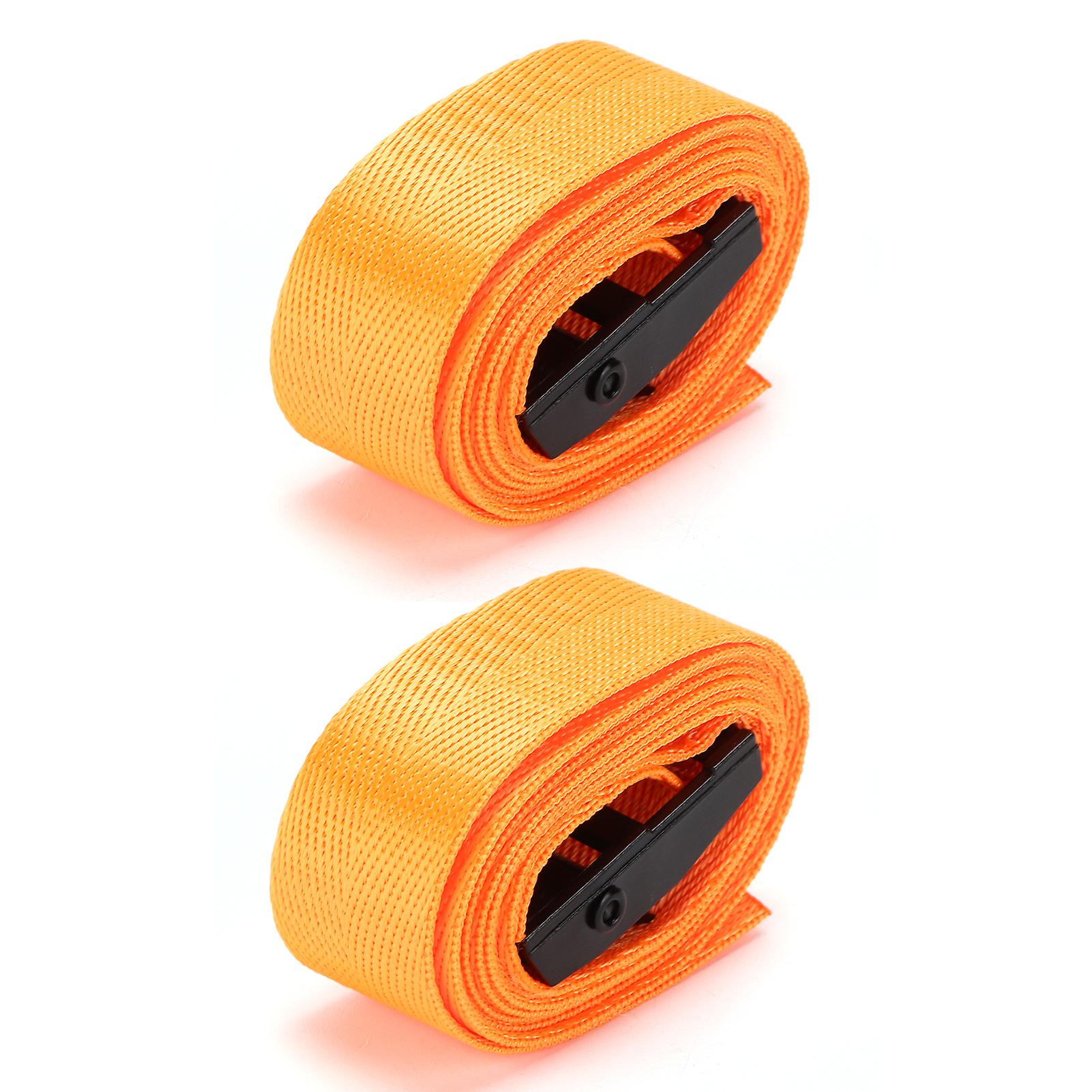 Lashing Straps,2Pcs Lashing Straps Orange Securing Straps Nylon Strapwith Buckle Ultimate Reliability