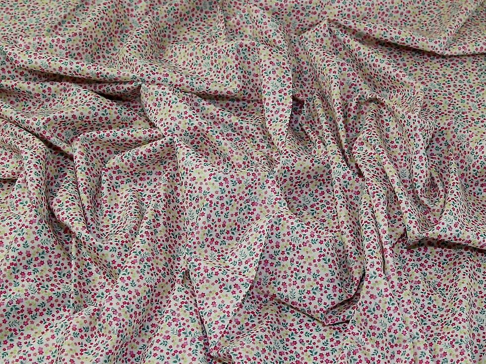 John Louden Cotton Lawn Fabric Pink - per metre