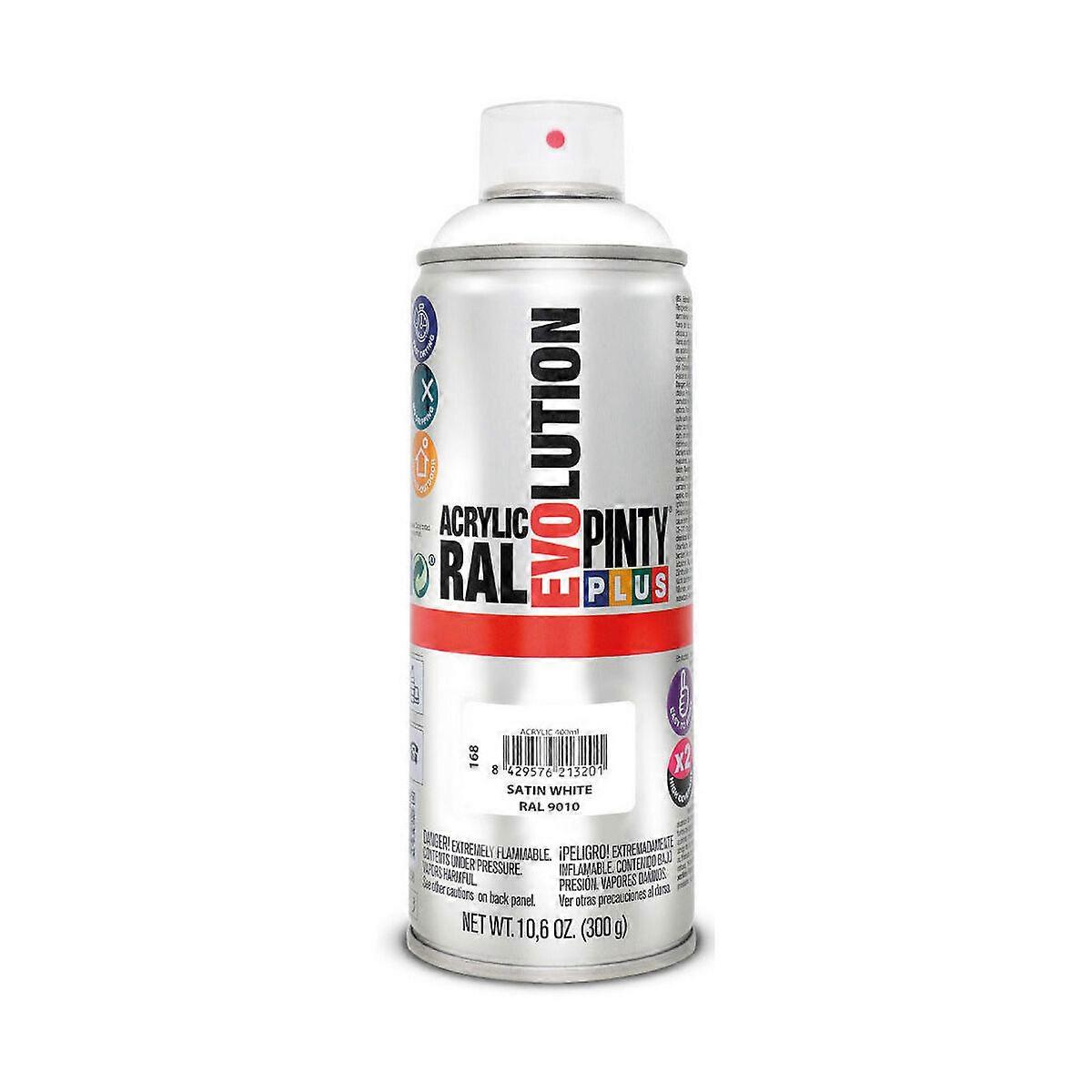 喷漆 Pintyplus Evolution RAL 9010 400 毫升缎面饰面 纯白色
