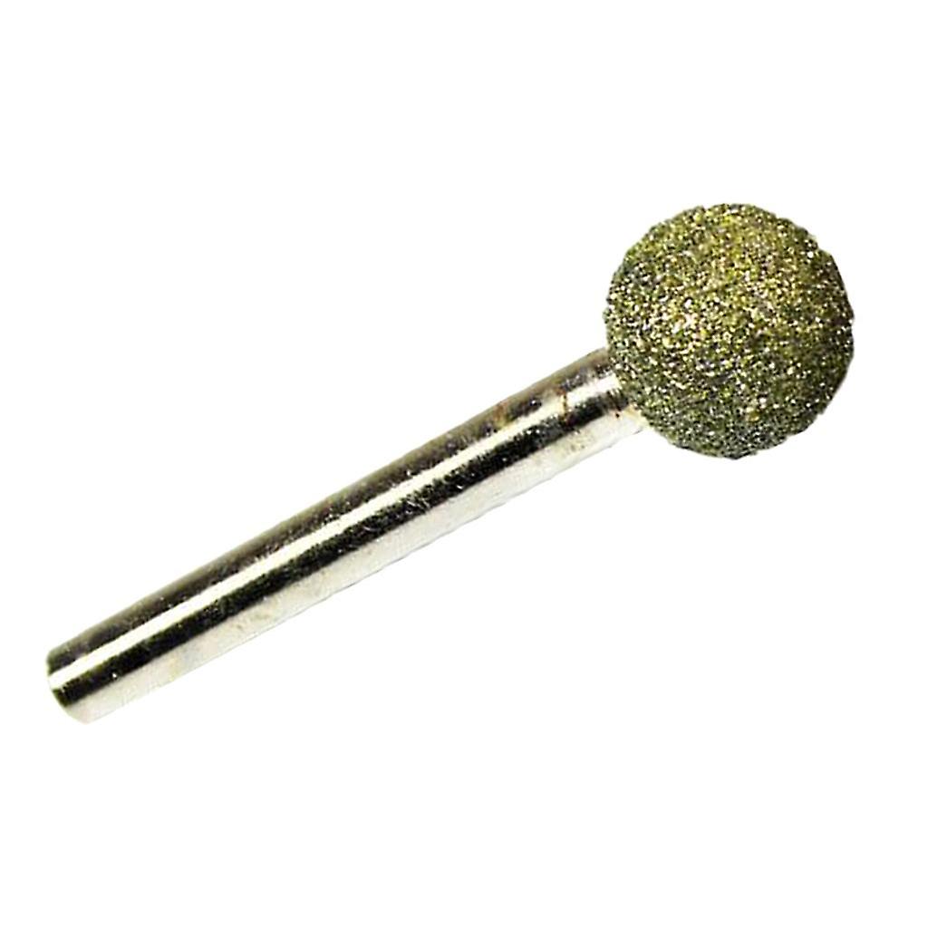 Round Head Grinding Bit Diamond Mounted Point 46 Grit 14mm