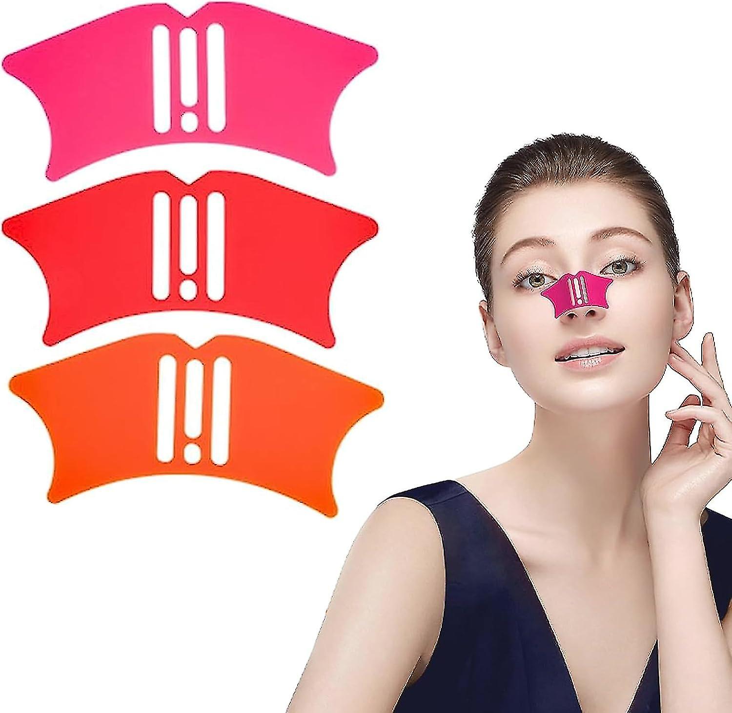 3 stuks neus contour eyeliner stencils, 4 in 1 siliconen eyeliner stencils neusschaduw stencil vrouw make-up hulpmiddel tool beginners applicator gids tool