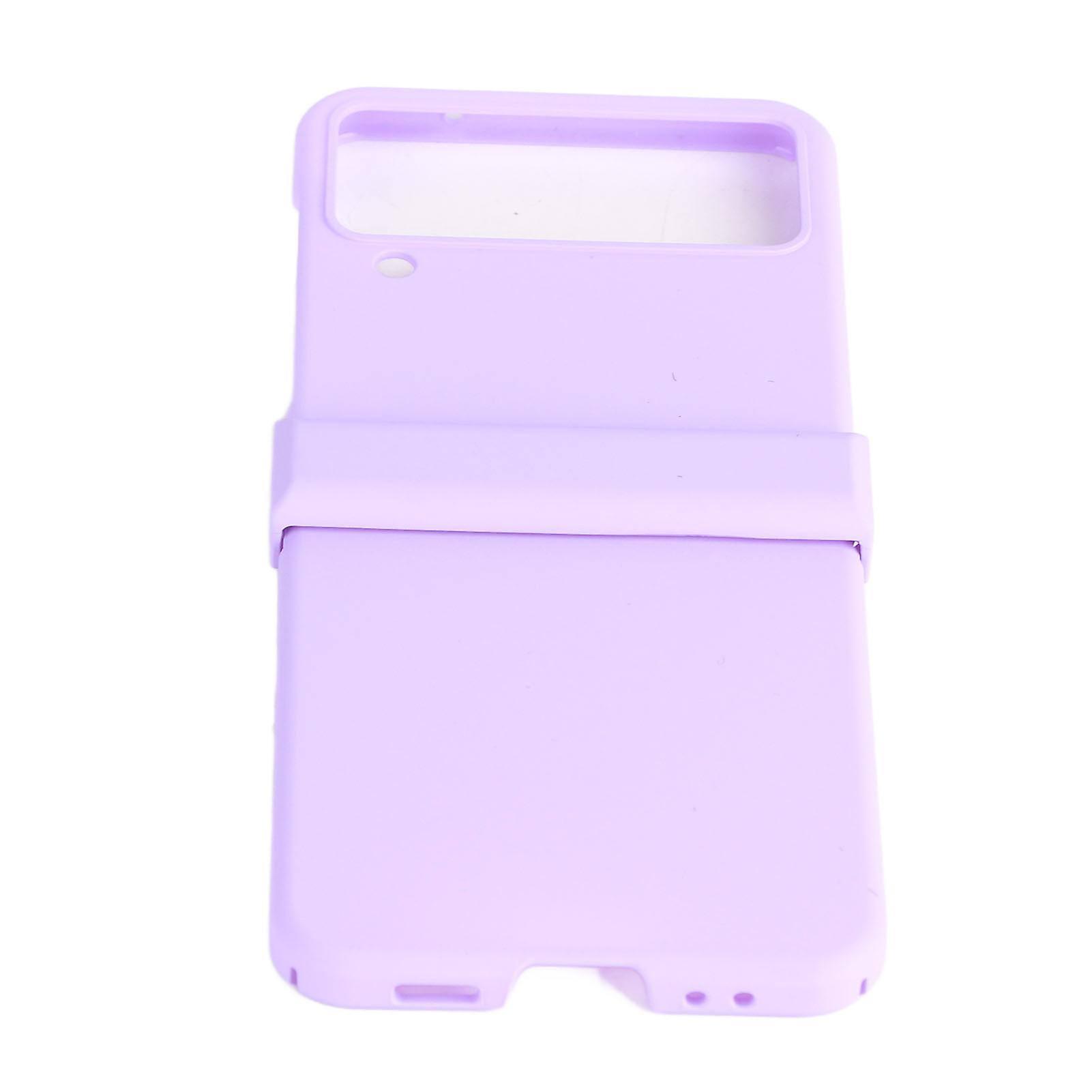 Ultra Thin Purple Folding Screen Case for Z Flip4 - Scratch Proof & Shockproof Protection