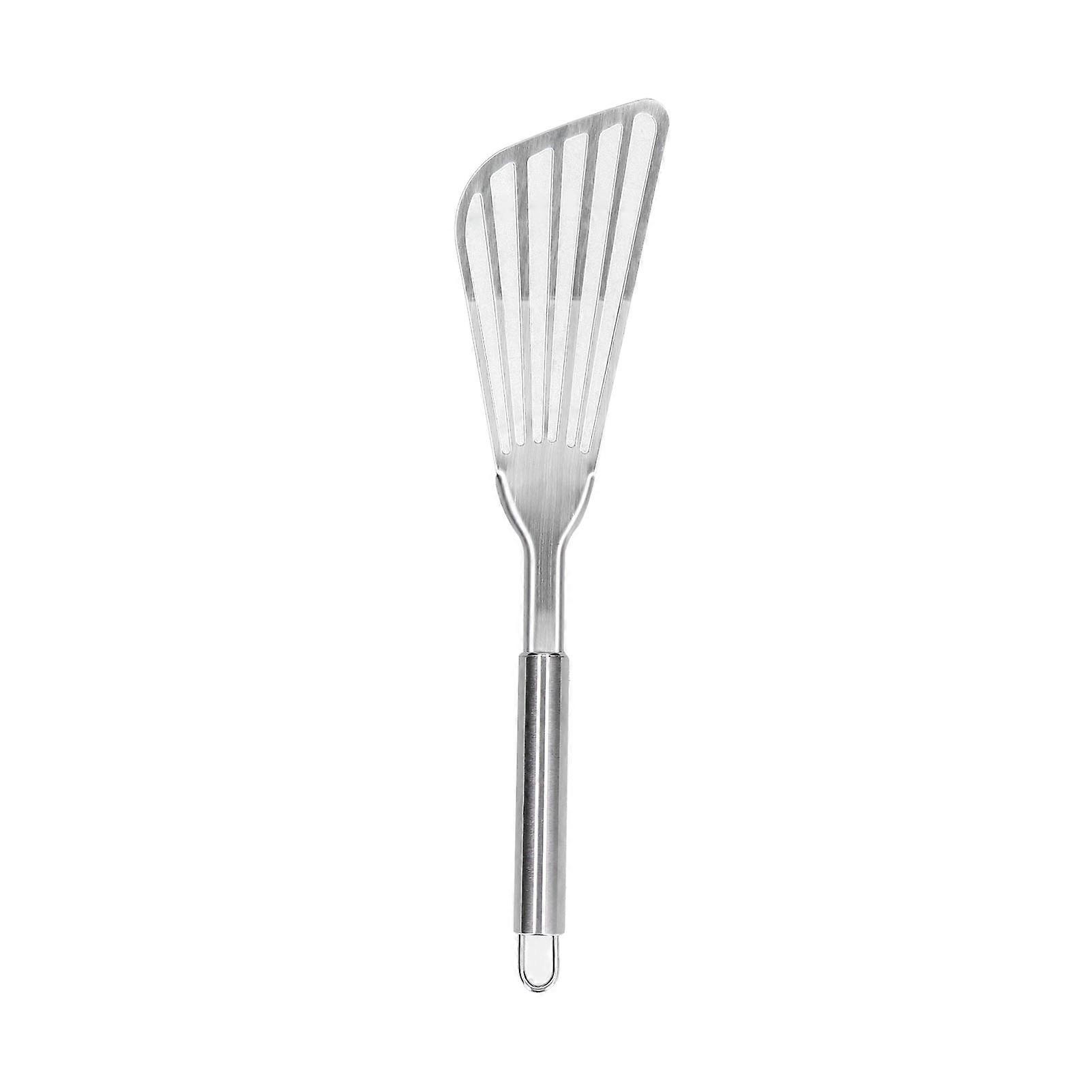 Thick Polished Slotted Fish Spatula for Kitchen Camping Restaurant