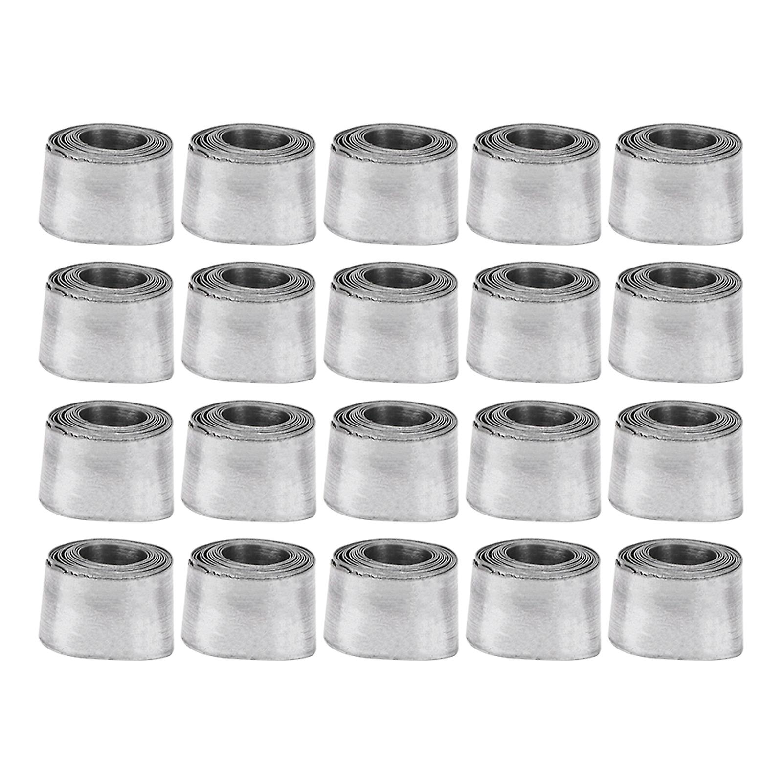 Fishing Sinkers Soft Sheet Tape 20 Rolls, Tackle Accessory Clip for Secure Fishing Rig Setup and Easy Use