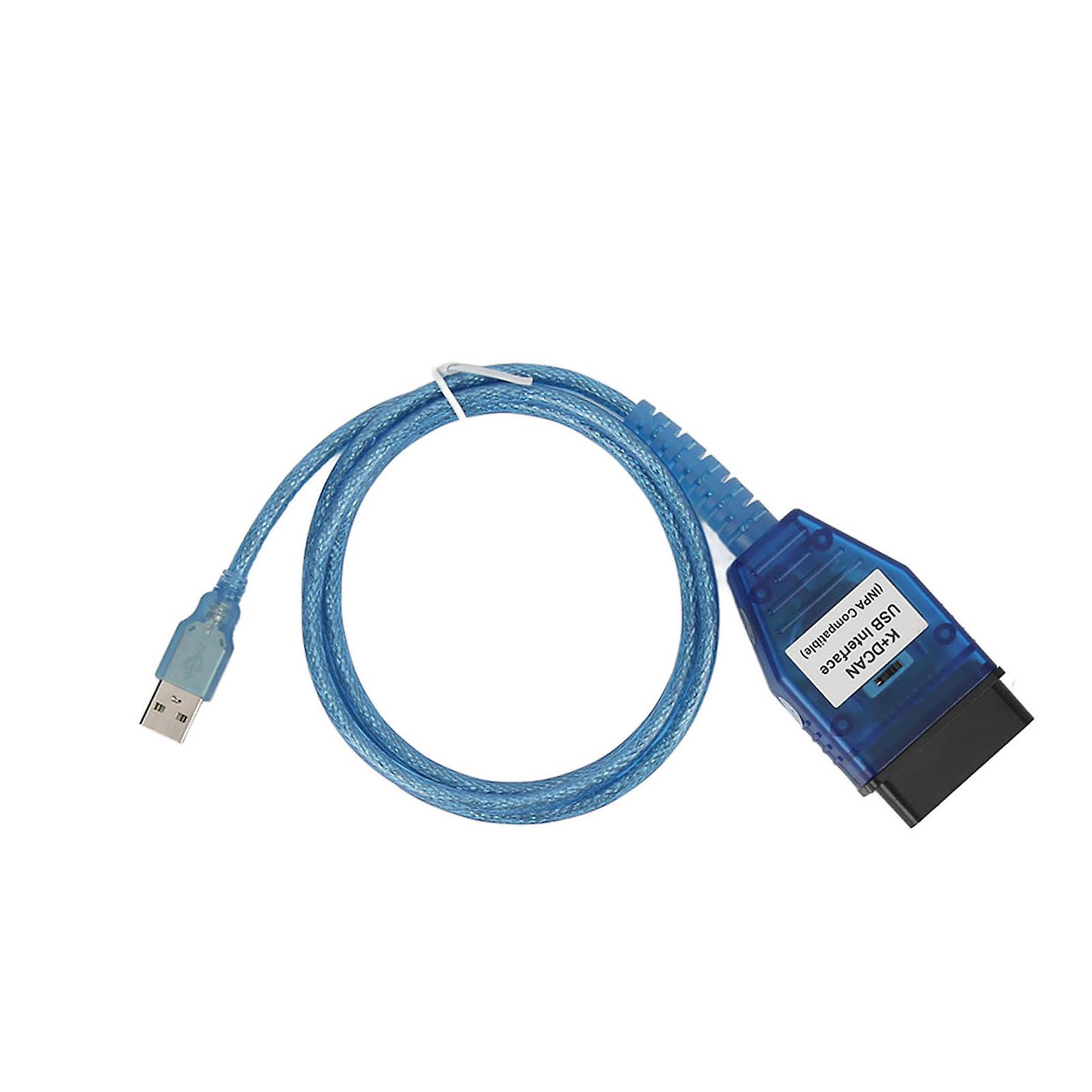 OBD2 KD CAN FT232RL Cable with Chip and USB Switch Replacement for K-LINE Protocol 8 Pin E60 E61 E70 E81