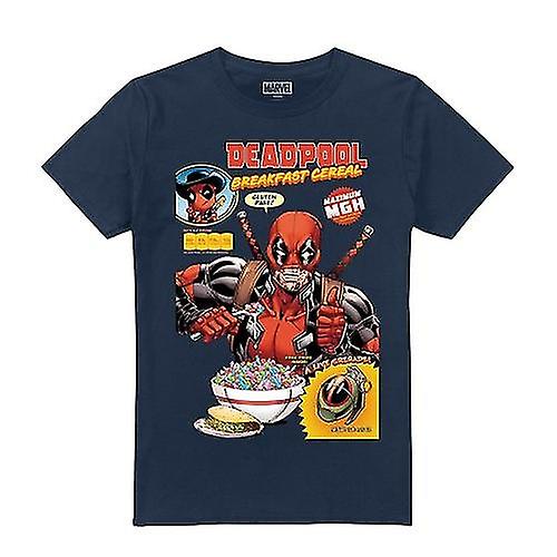 Marvel Mens Deadpool Cereal T-Shirt