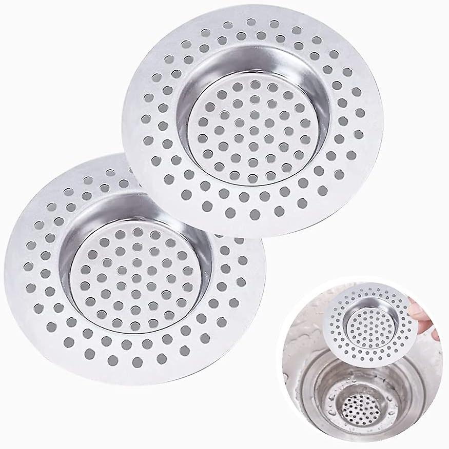 2 pcs crépine de drain en acier inoxydable