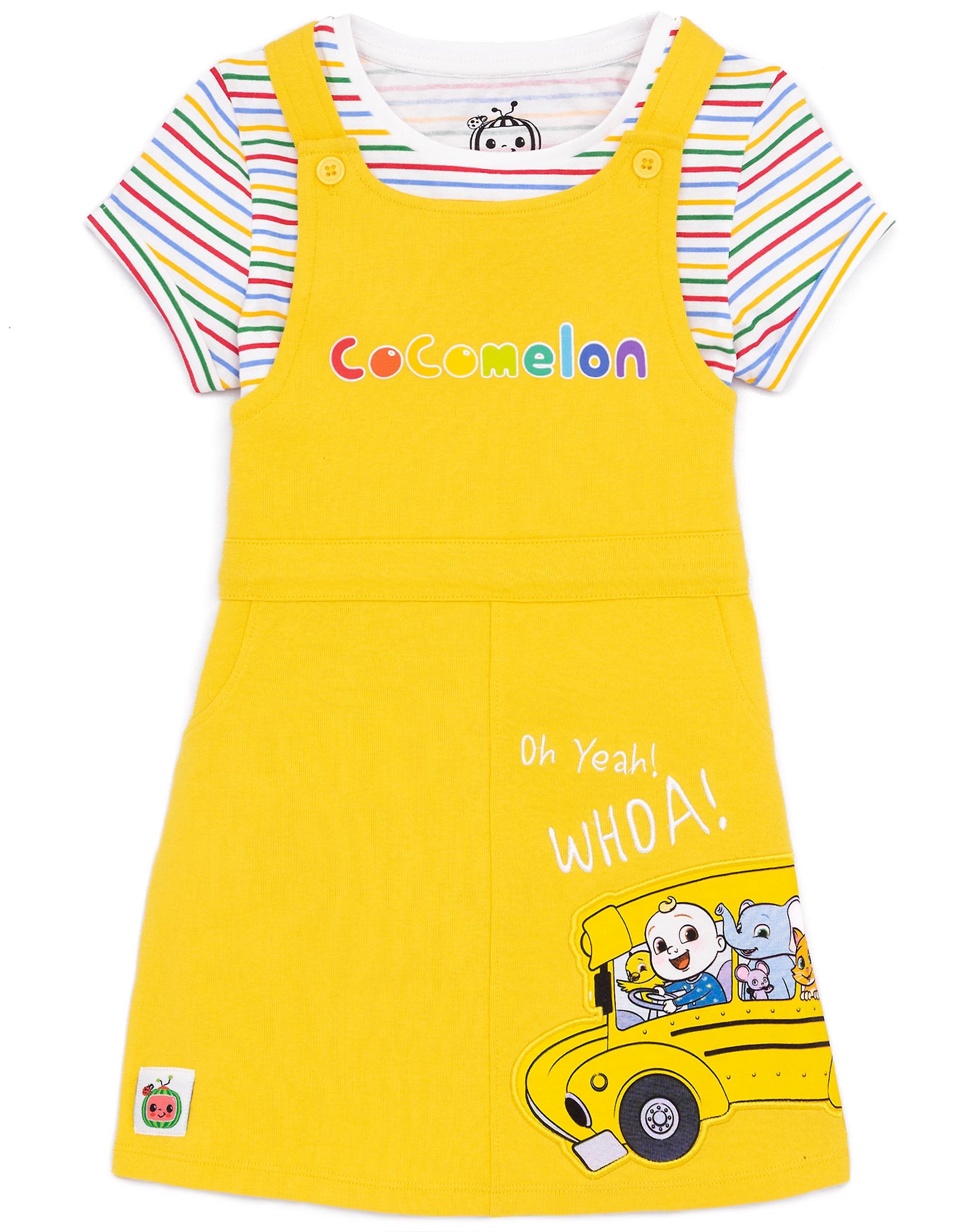 Cocomelon Unisexe Kids T-shirt à manches courtes jaune