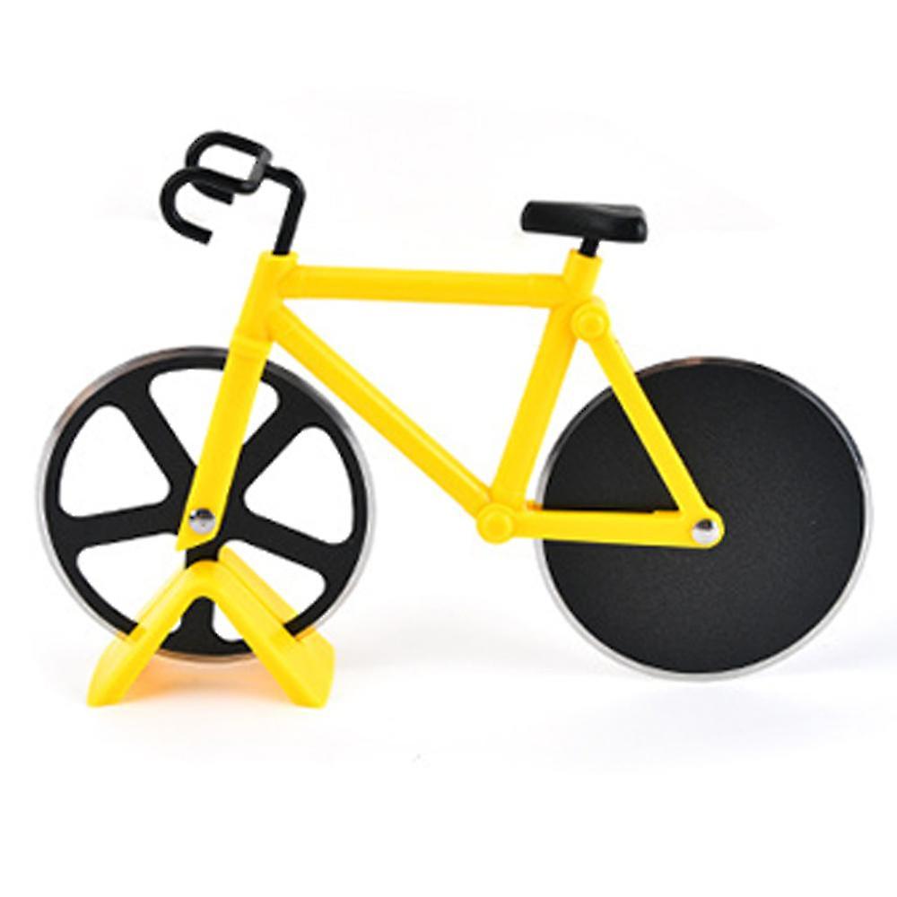 1 st pizzaskärare blå cykelpizzaskärare med displayställ