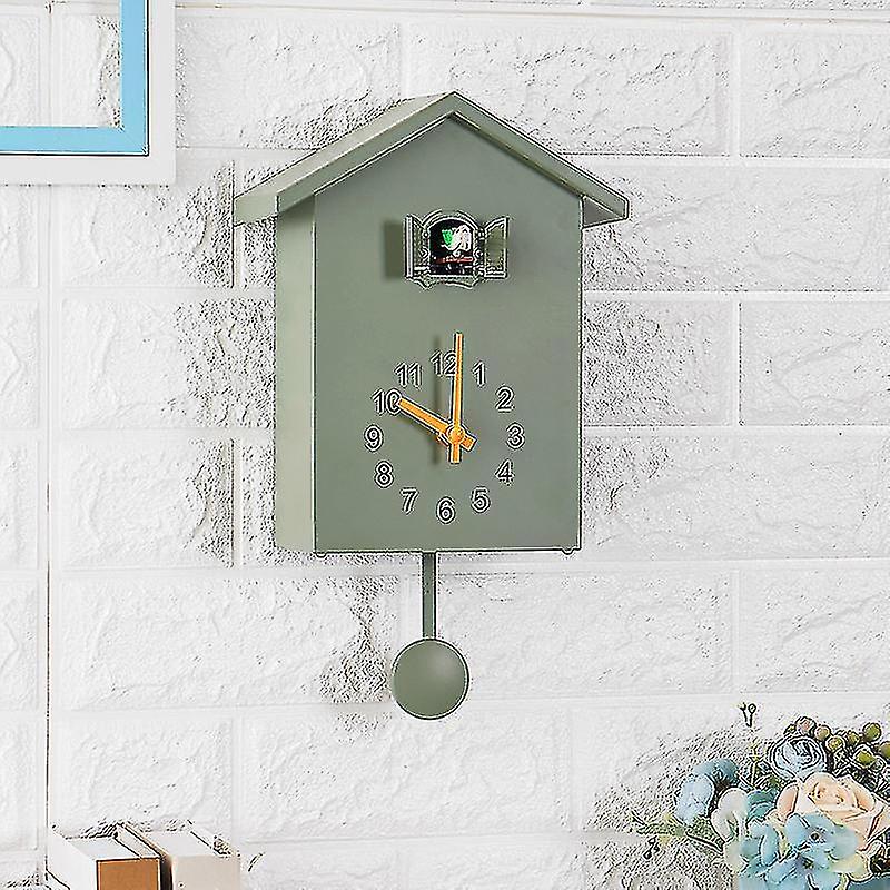Nordic Style Wall Clock Cuckoo Out The Window To Report Time Little Bird On Time Alarm Wall Hang Clock Watch Home Decoration
