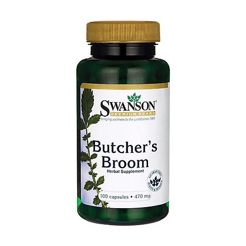 Butcher's Broom, 470mg 100 capsules