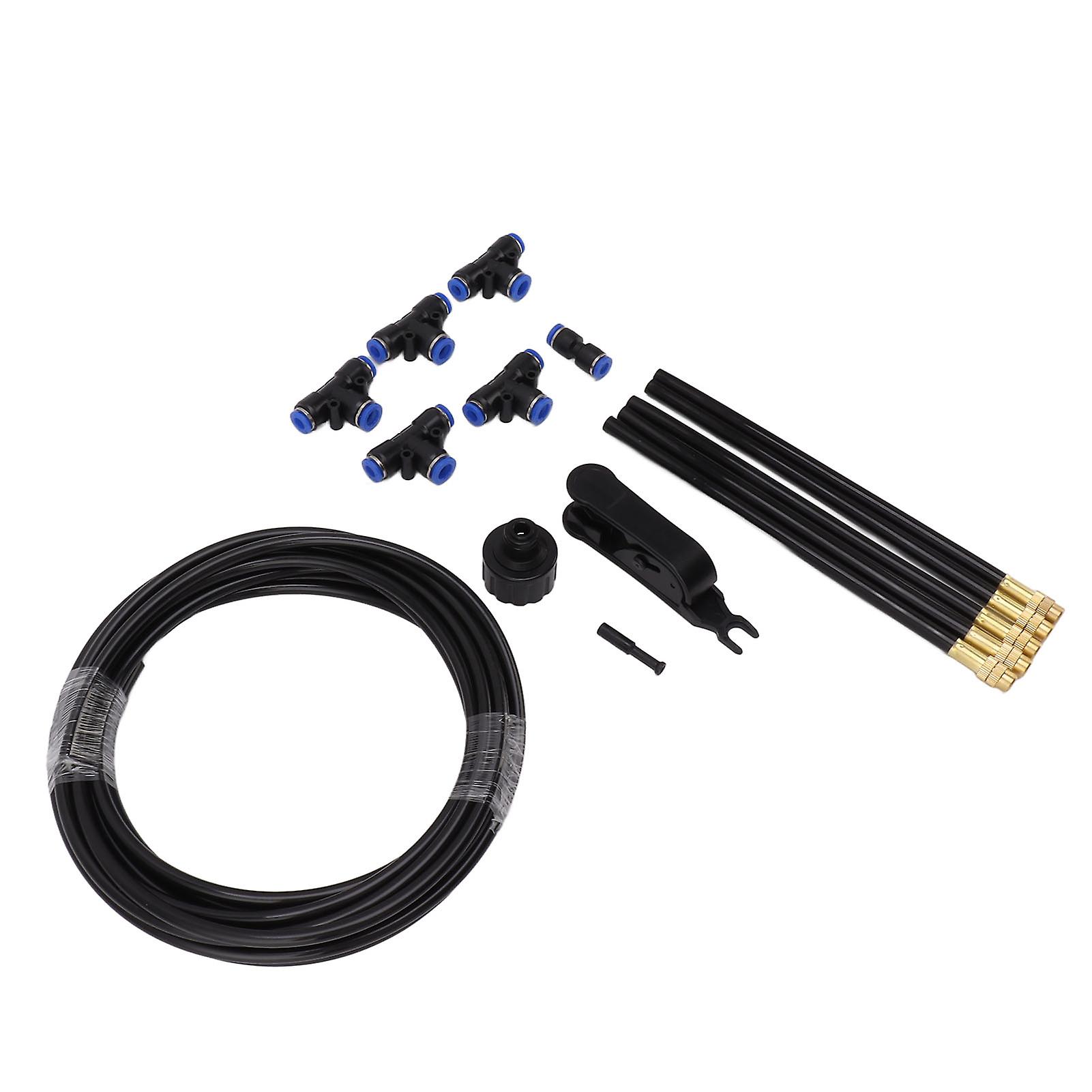 Garden Drip Irrigation Kit 360 Degree Adjustable Watering System Universal Spray Nozzle PE Hose Set US Standard