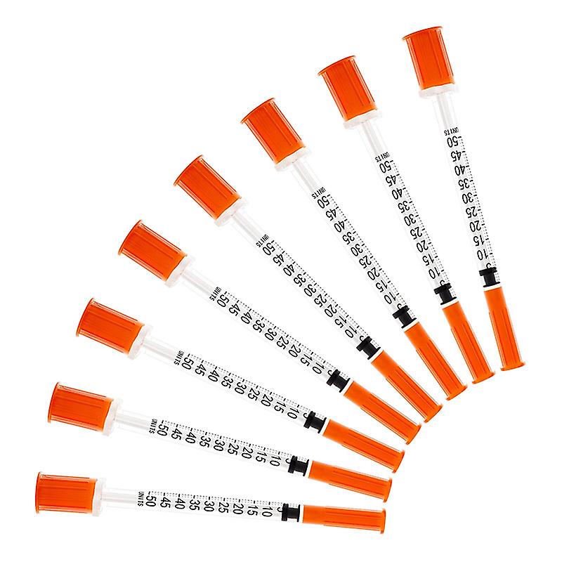 50 pcs 30G 1ML syringes individually packaged