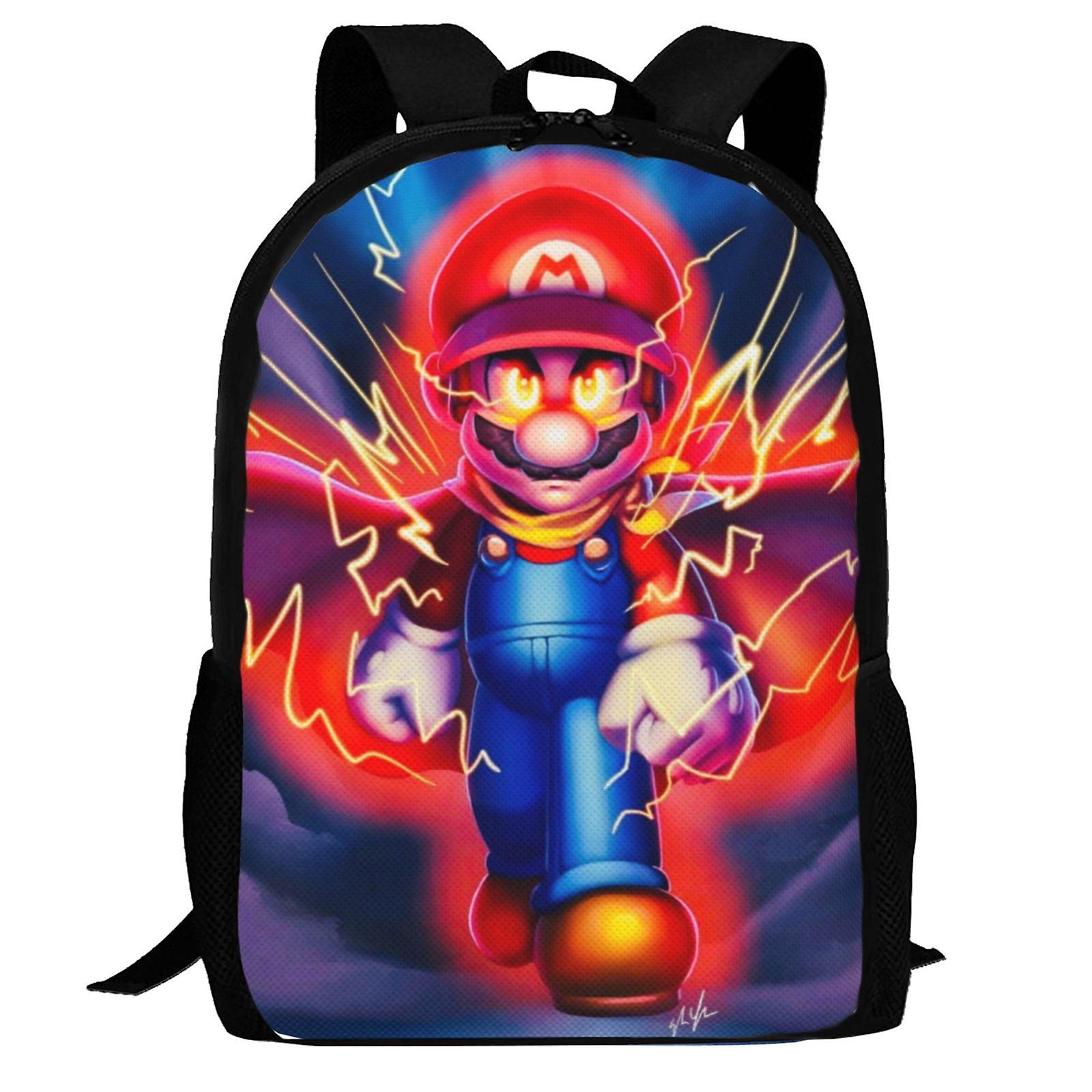 Super Mario Backpack,Laptop Backpack Lightweight Casual DaypackMulti-Function Travel Backpack