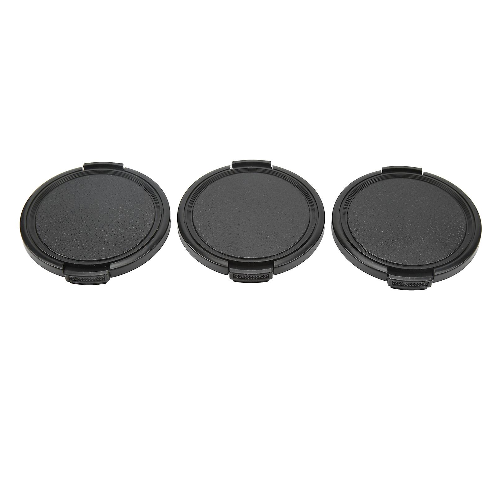 3 PCS Snap On Front Lens Cover 58mm Camera Lens Protector