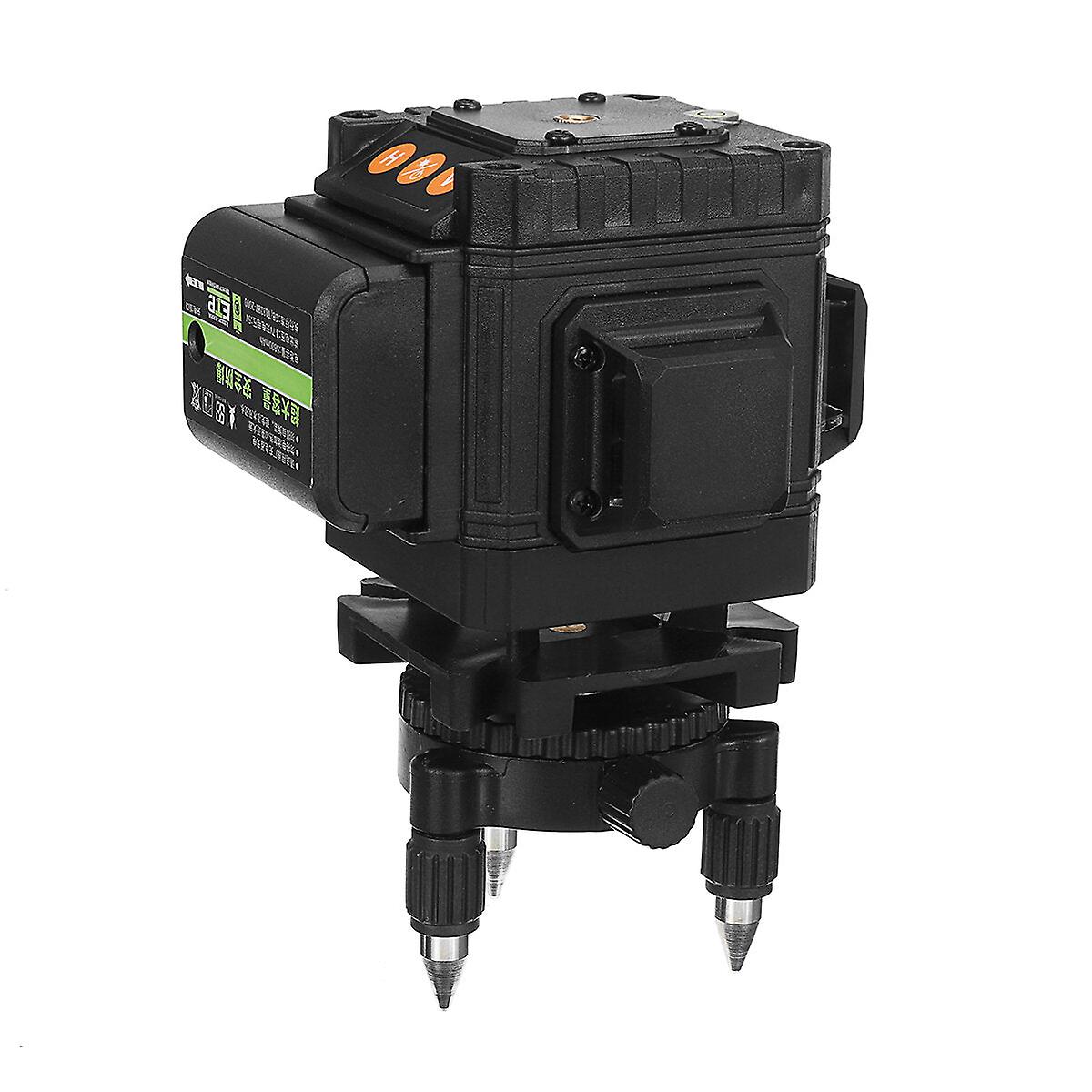 12/16 Lines 3d Green Laser Level Self-leveling Wireless Remote 360 Horizontal & Vertical Beam Lines