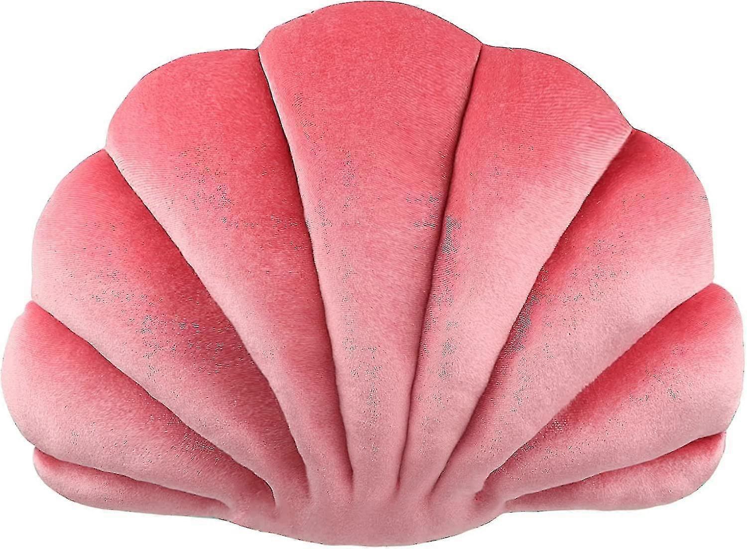 Seashell Decorative Pillow, Velvet Throw