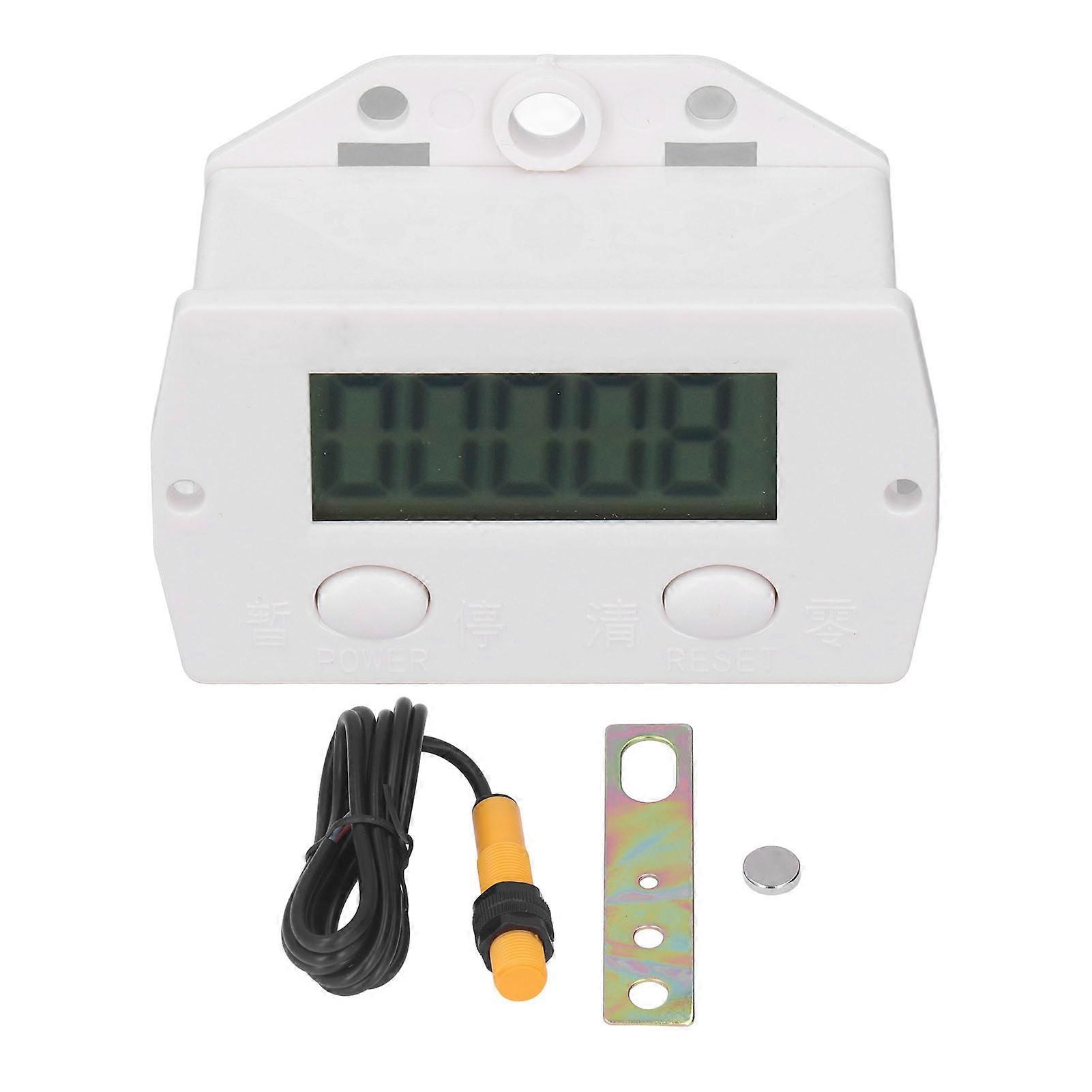 BERM Punch Electronic Counter 5 Digit Digital Display 099999 Plastic Sensor with Magnetic